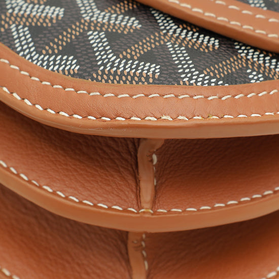 Goyard Bicolor Goyardine 233 PM Flap Bag-Goyard-THE CLOSET