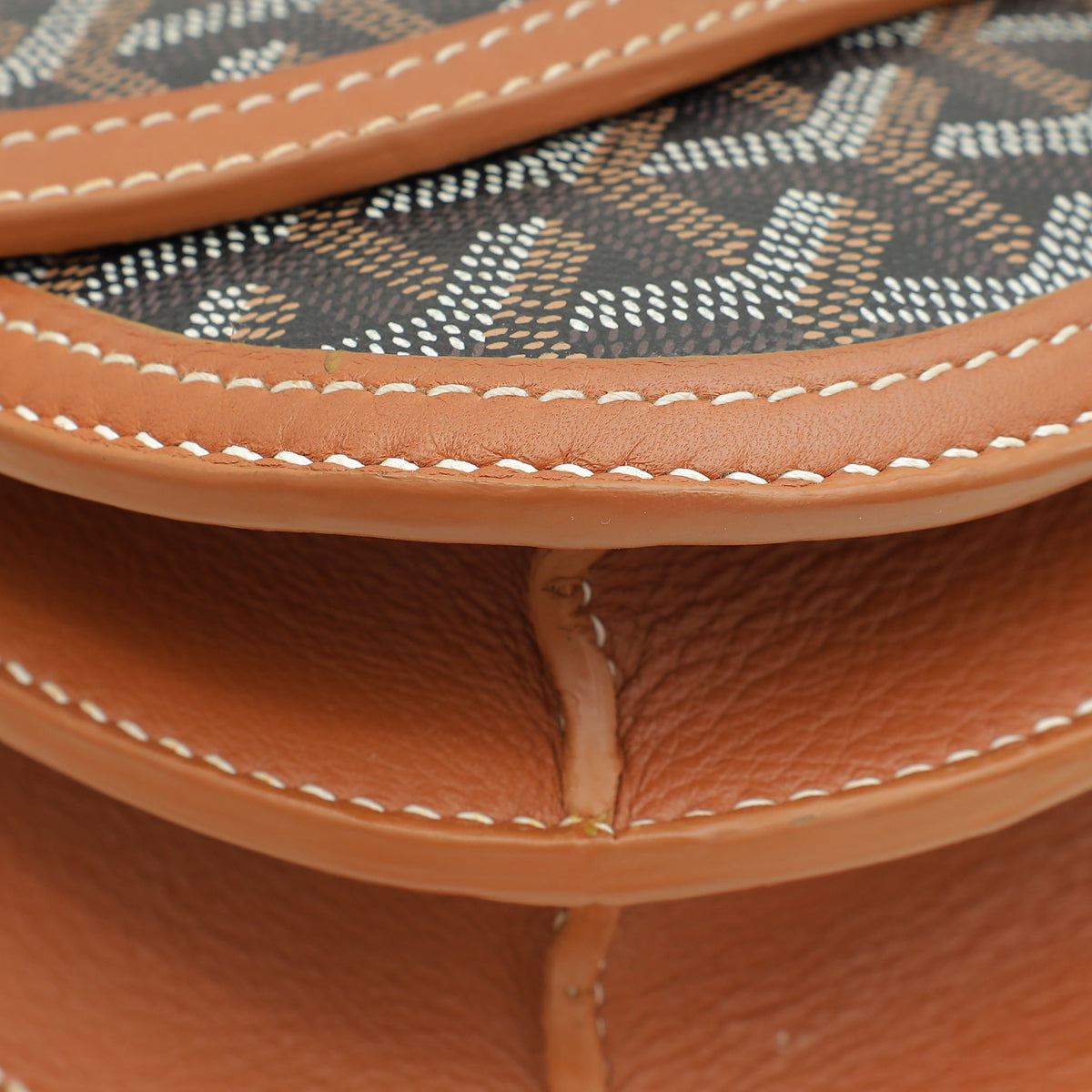 Goyard Bicolor Goyardine 233 PM Flap Bag-Goyard-THE CLOSET