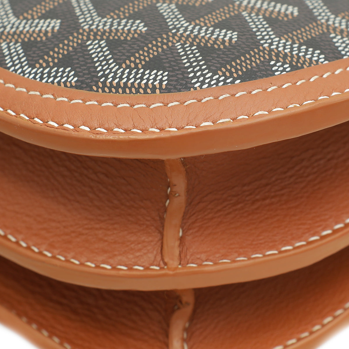 Goyard Bicolor Goyardine 233 PM Flap Bag-Goyard-THE CLOSET