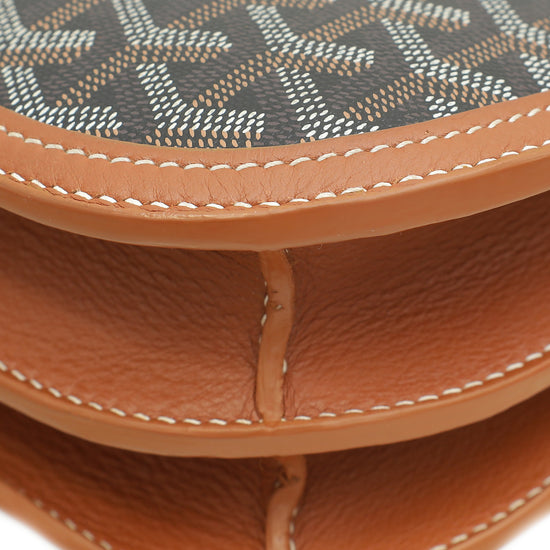 Goyard Bicolor Goyardine 233 PM Flap Bag-Goyard-THE CLOSET