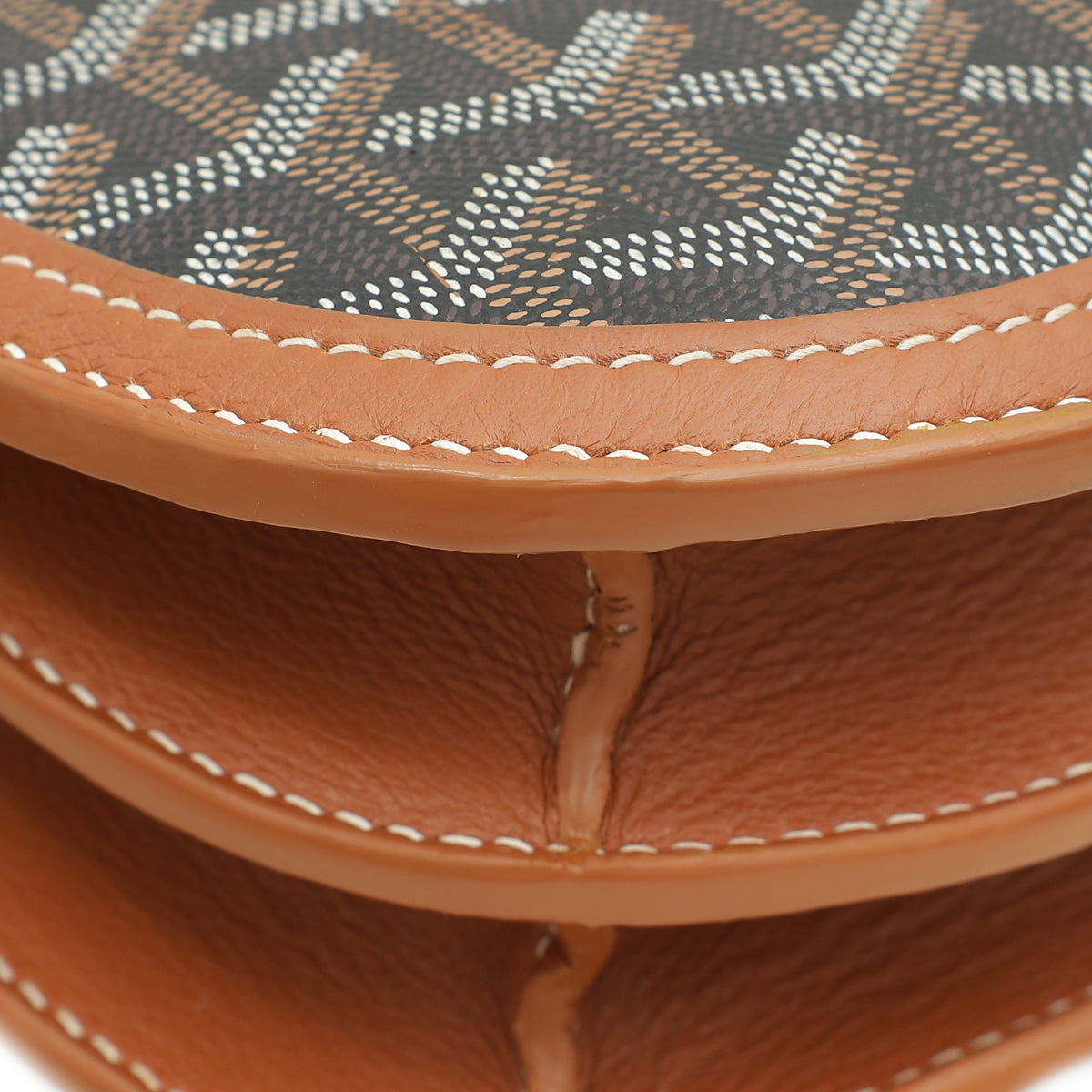 Goyard Bicolor Goyardine 233 PM Flap Bag-Goyard-THE CLOSET