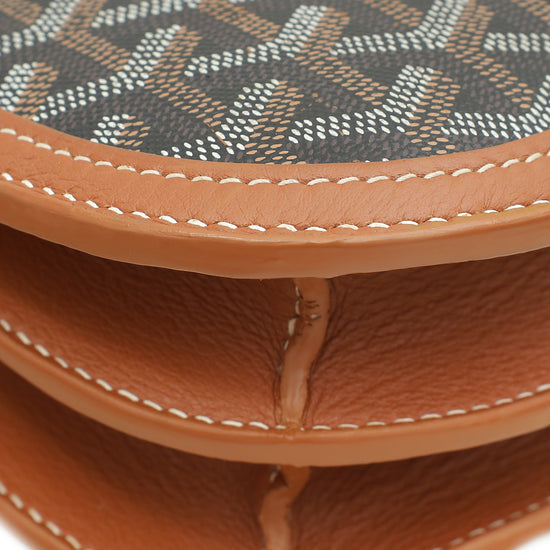 Goyard Bicolor Goyardine 233 PM Flap Bag-Goyard-THE CLOSET