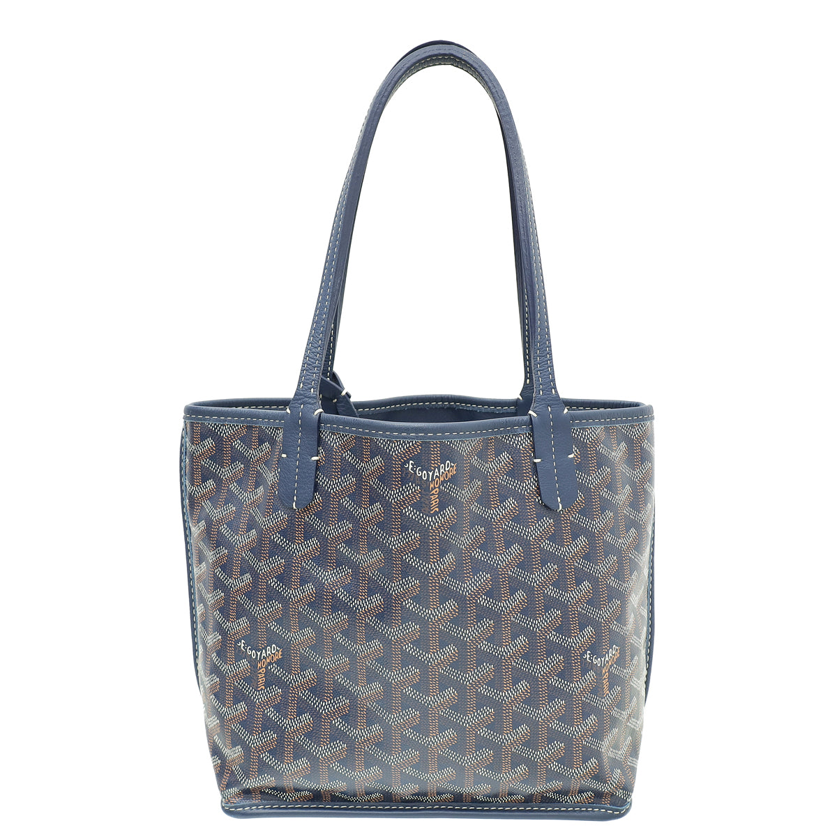 Goyard Navy Reversible Anjou Mini Bag-Goyard-THE CLOSET