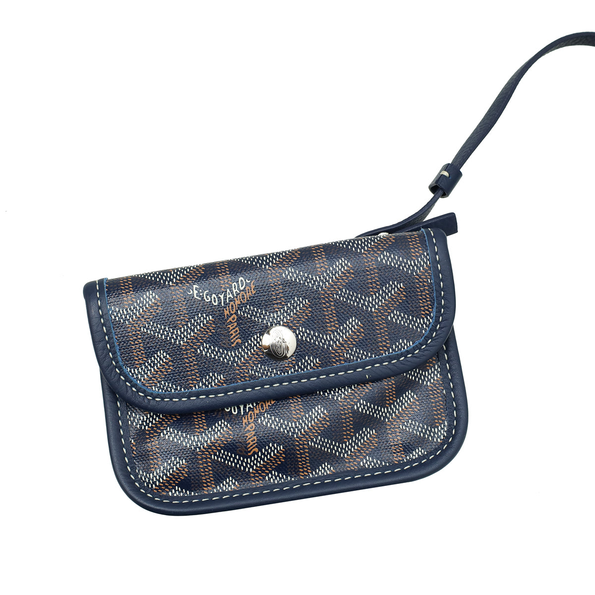 Goyard Navy Reversible Anjou Mini Bag