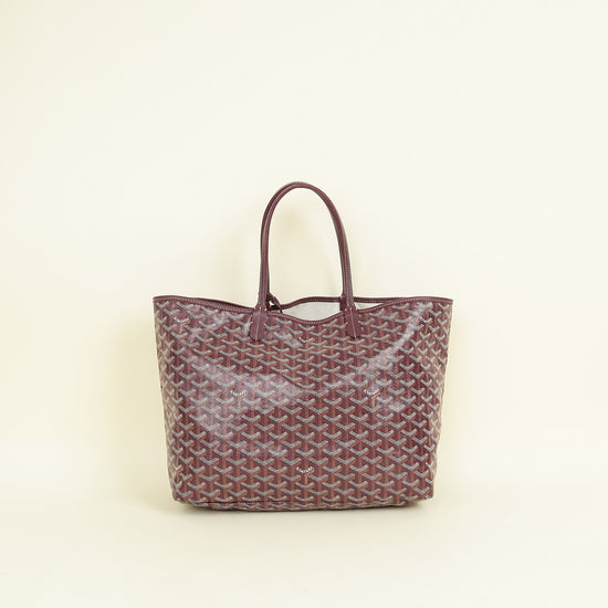 Goyard Burgundy Goyardine Saint Louis PM Bag