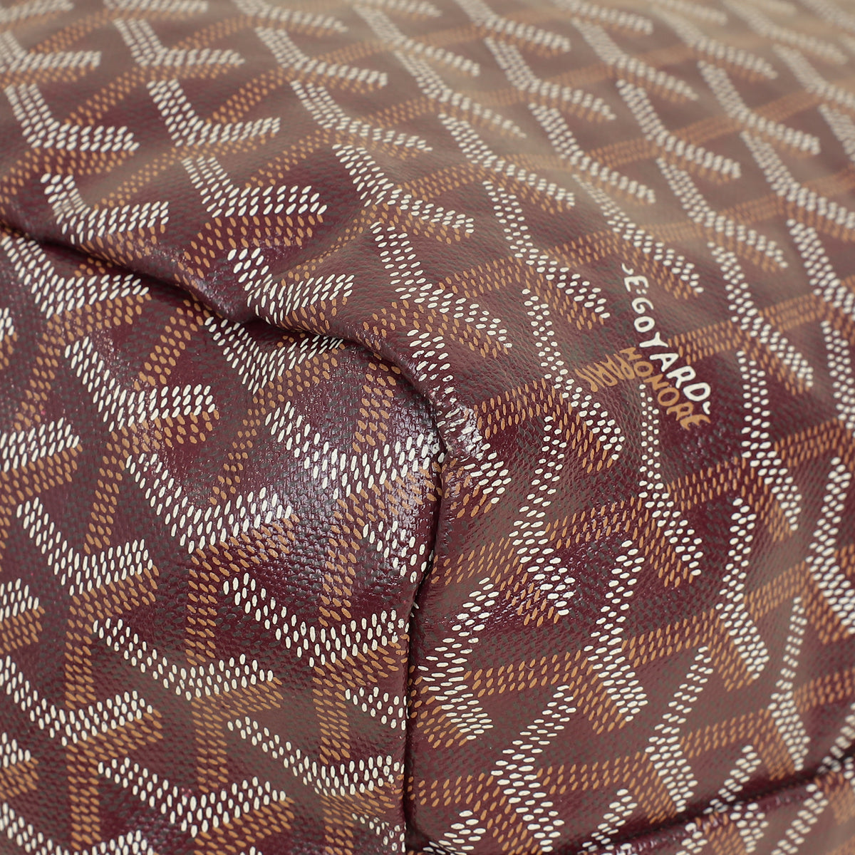 Goyard Burgundy Goyardine Saint Louis PM Bag