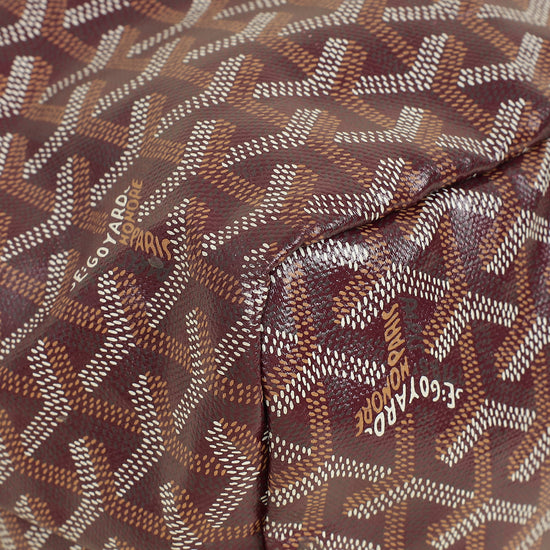 Goyard Burgundy Goyardine Saint Louis PM Bag