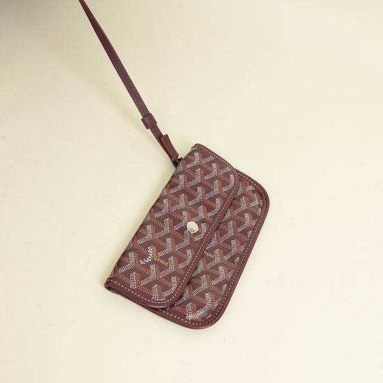 Goyard Burgundy Goyardine Saint Louis PM Bag