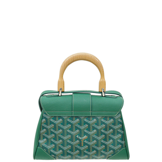 Goyard Green Souple Mini Saigon Bag w/Strap