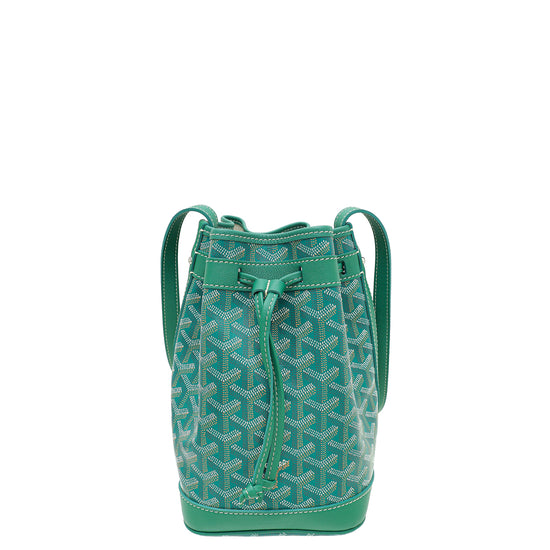 Goyard Green Goyardine Petit Flot Bucket Bag