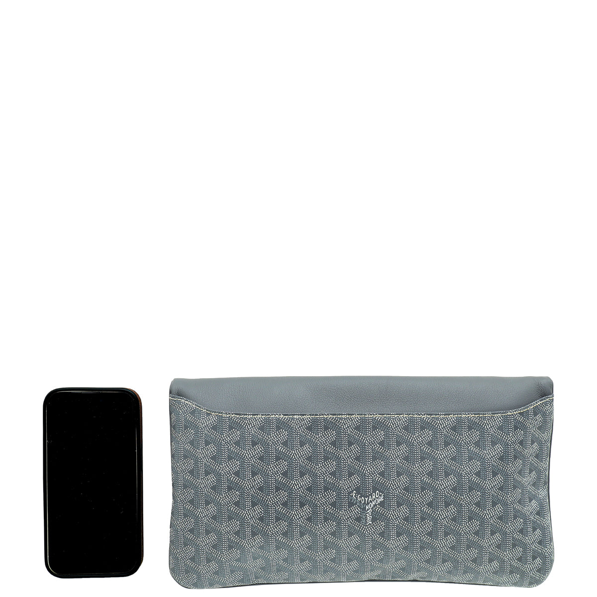 Goyard Gray Sainte Marie Soft MM Clutch