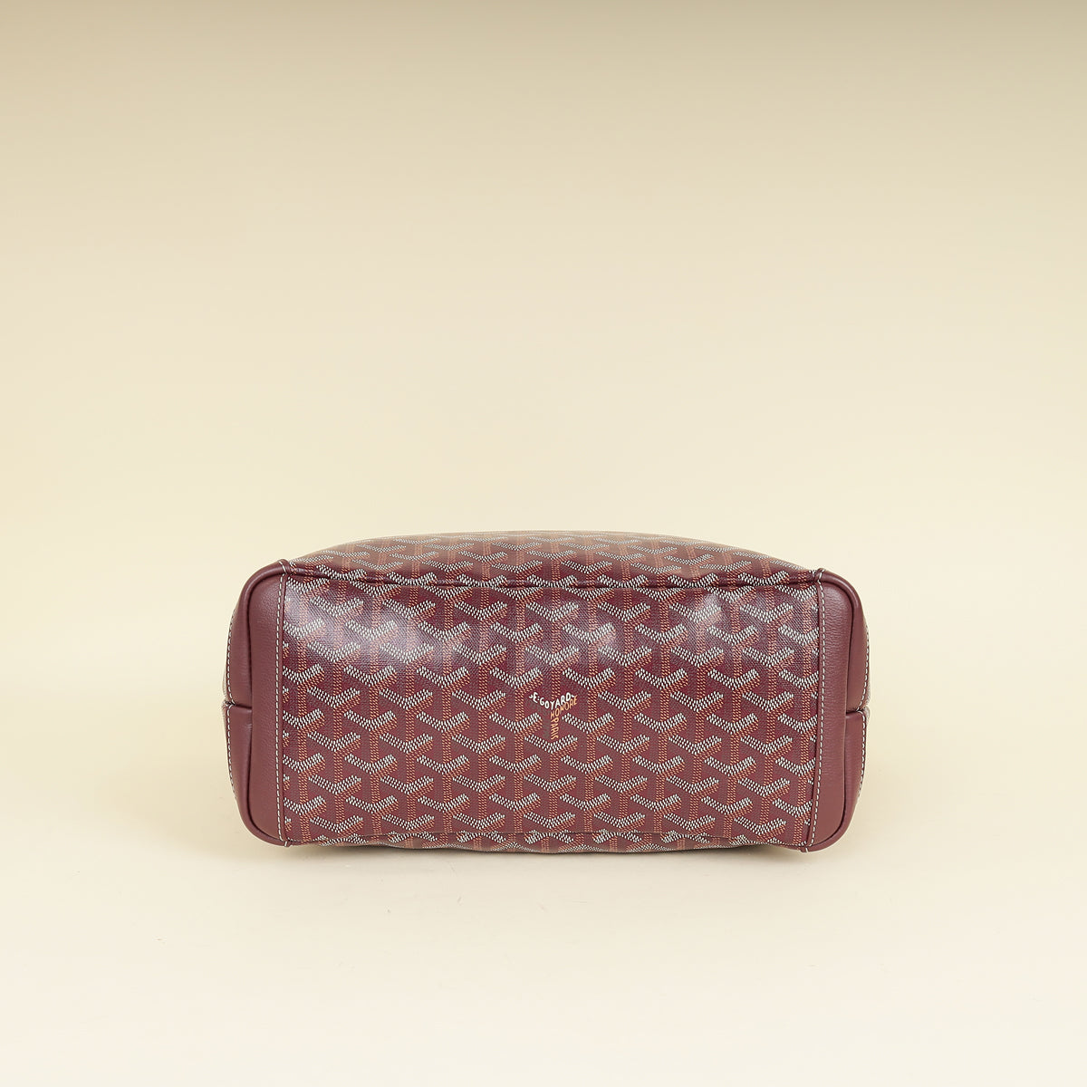 Goyard Burgundy Goyardine Artois PM Bag