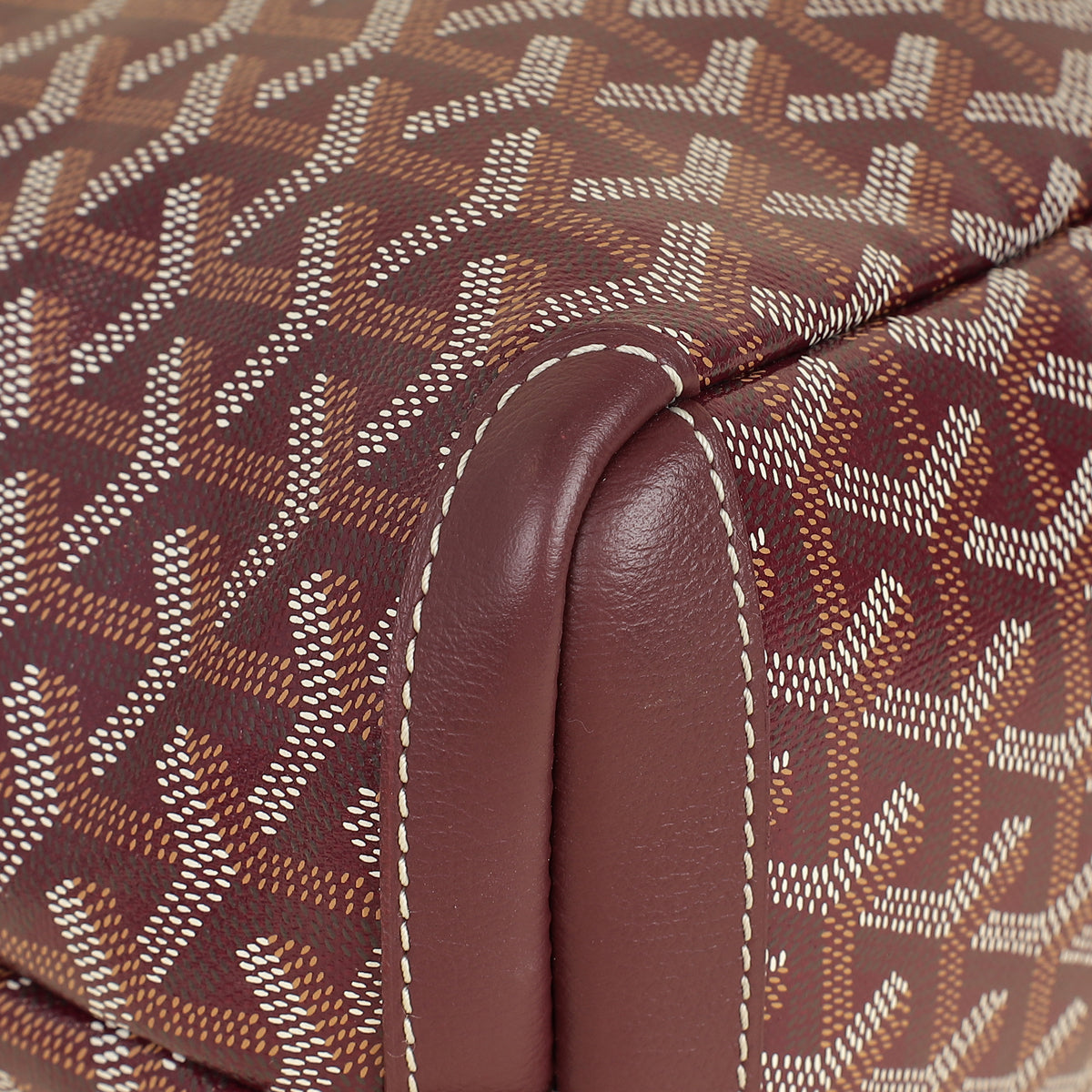 Goyard Burgundy Goyardine Artois PM Bag