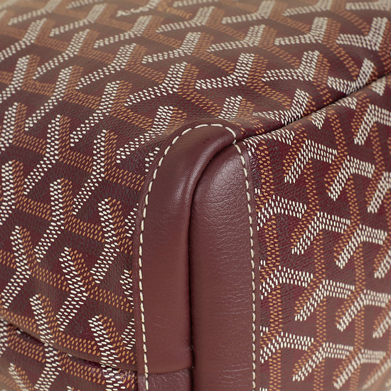 Goyard Burgundy Goyardine Artois PM Bag