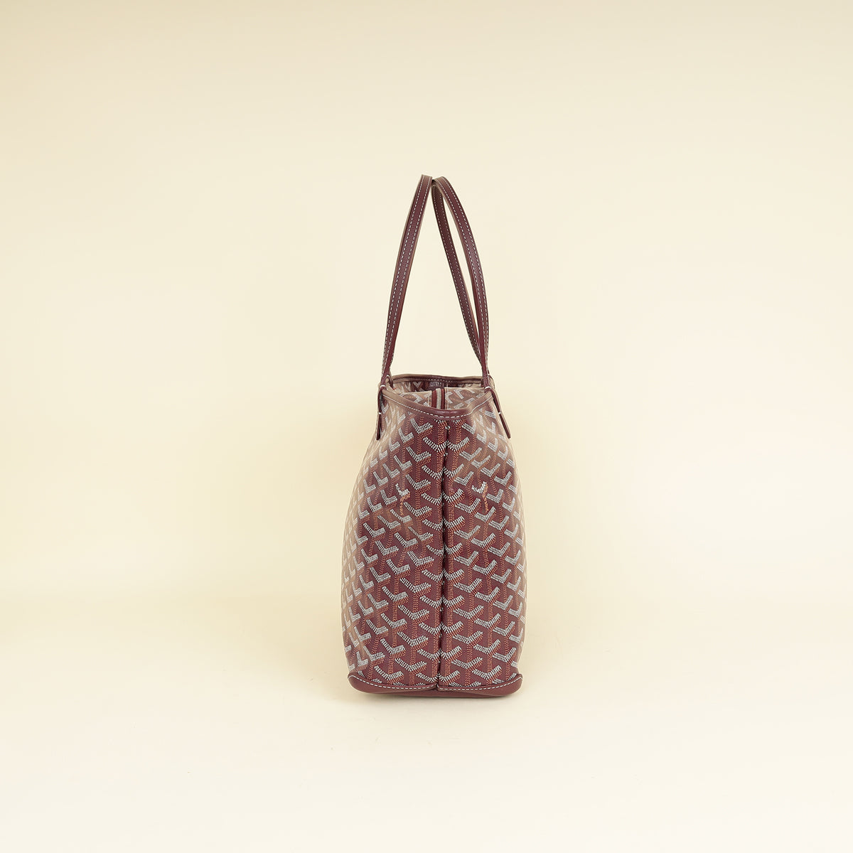 Goyard Burgundy Goyardine Artois PM Bag