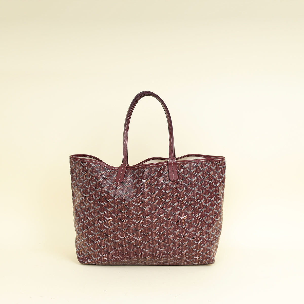 Goyard Burgundy Goyardine Saint Louis PM Bag – THE CLOSET