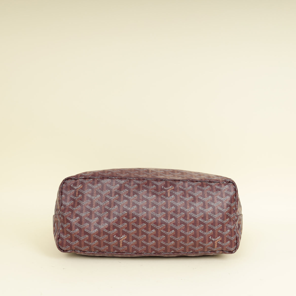 Goyard Burgundy Goyardine Saint Louis PM Bag