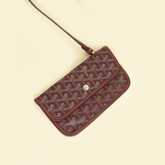 Goyard Burgundy Goyardine Saint Louis PM Bag