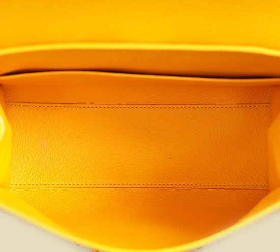 Goyard Yellow Goyardine Saigon Mini Souple Bag