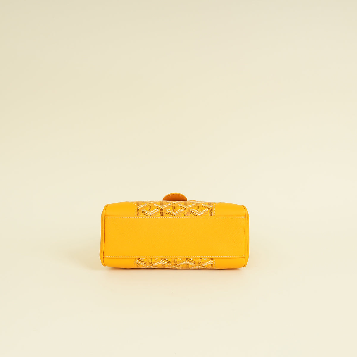 Goyard Yellow Goyardine Saigon Mini Souple Bag