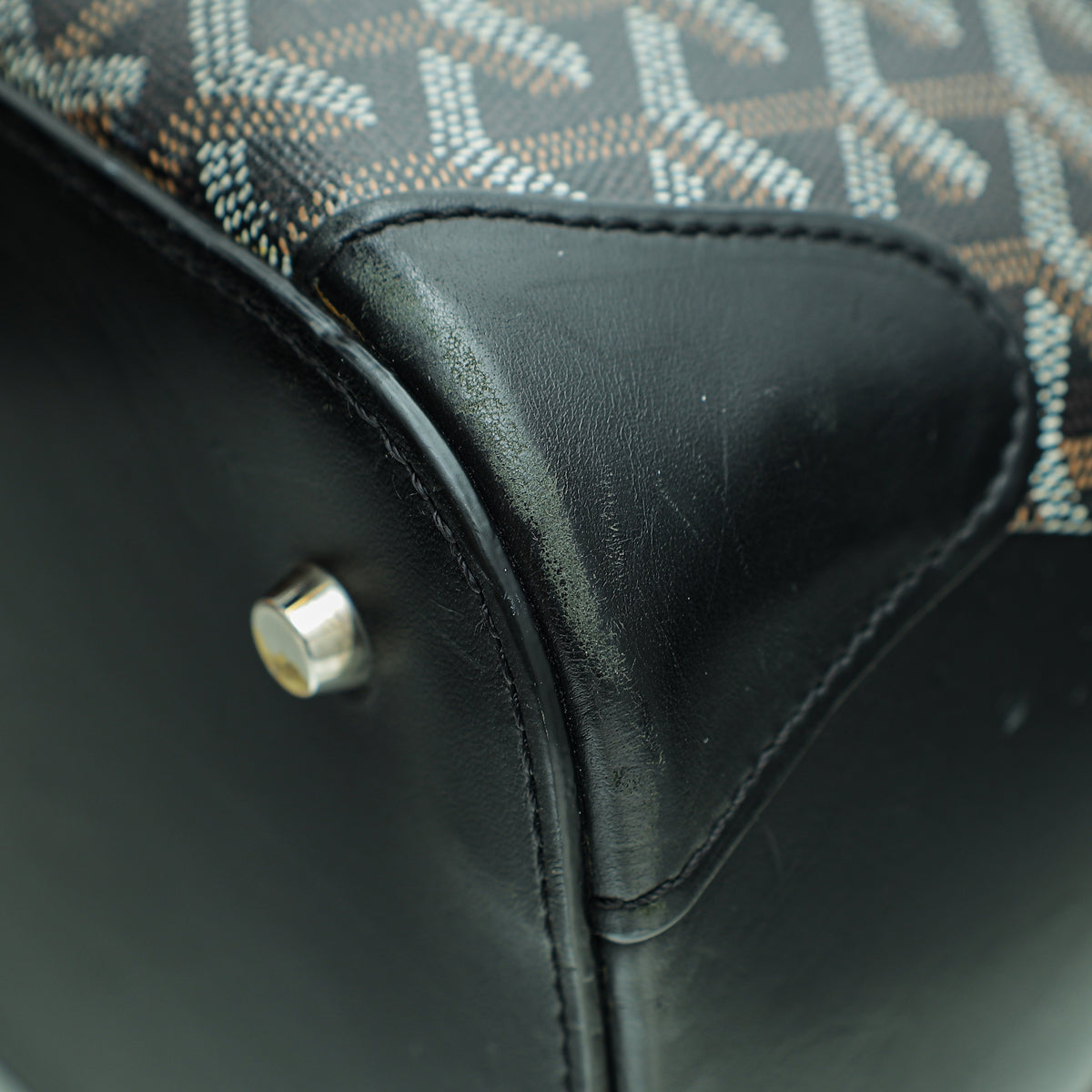 Goyard Black Goyardine Vendome PM Bag