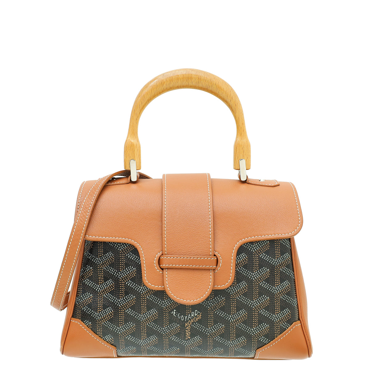 Goyard Bicolor Souple Mini Saigon Bag w/Strap-Goyard-THE CLOSET