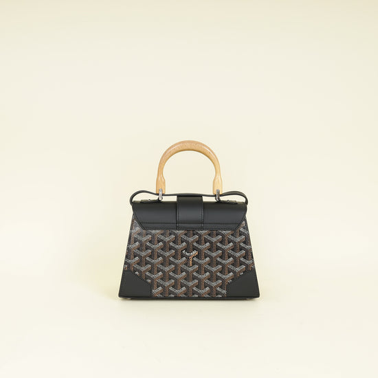 Goyard Black Saigon Mini Structure Bag