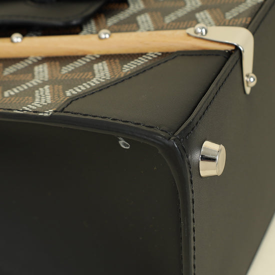 Goyard Black Saigon Mini Structure Bag