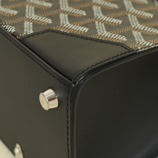 Goyard Black Saigon Mini Structure Bag
