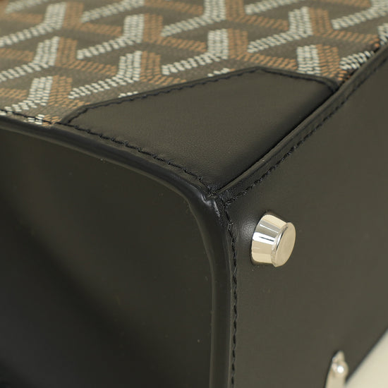 Goyard Black Saigon Mini Structure Bag