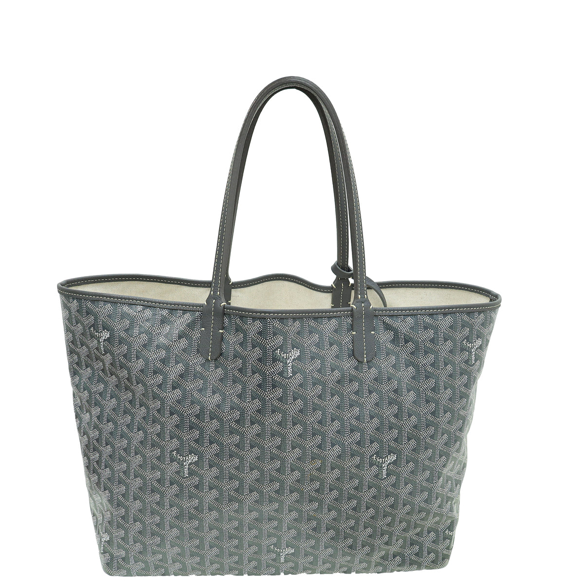 Goyard Grey Goyardine Saint Louis PM Bag-Goyard-THE CLOSET