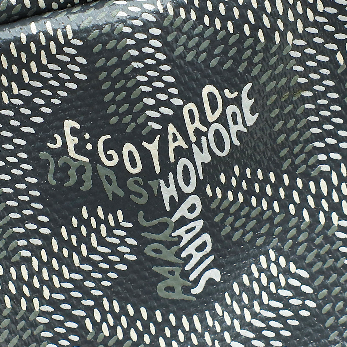 Goyard Grey Goyardine Saint Louis PM Bag