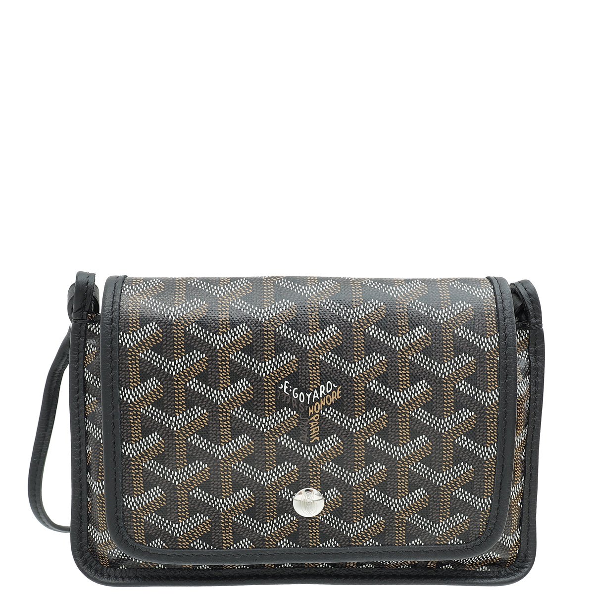 Goyard Black Goyardine Plumet Pocket Wallet Clutch-Goyard-THE CLOSET