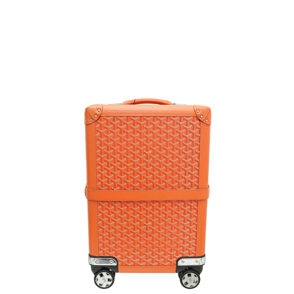 GOYARD Goyardine Rolling Suitcase Trolley PM Green 46174