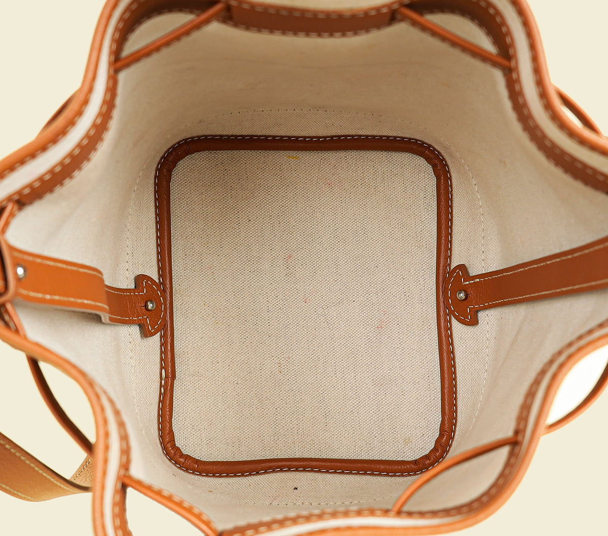 Goyard Brown Goyardine Petit Flot Bucket Bag