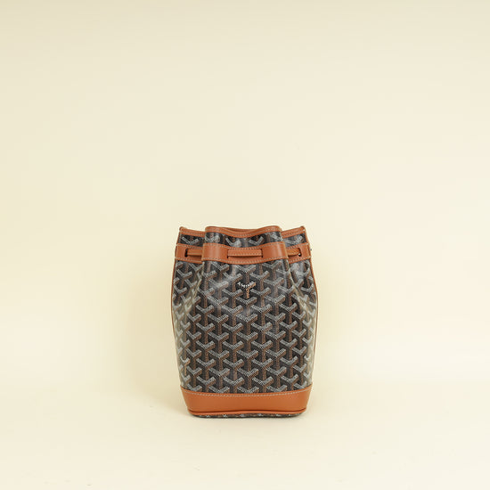 Goyard Brown Goyardine Petit Flot Bucket Bag