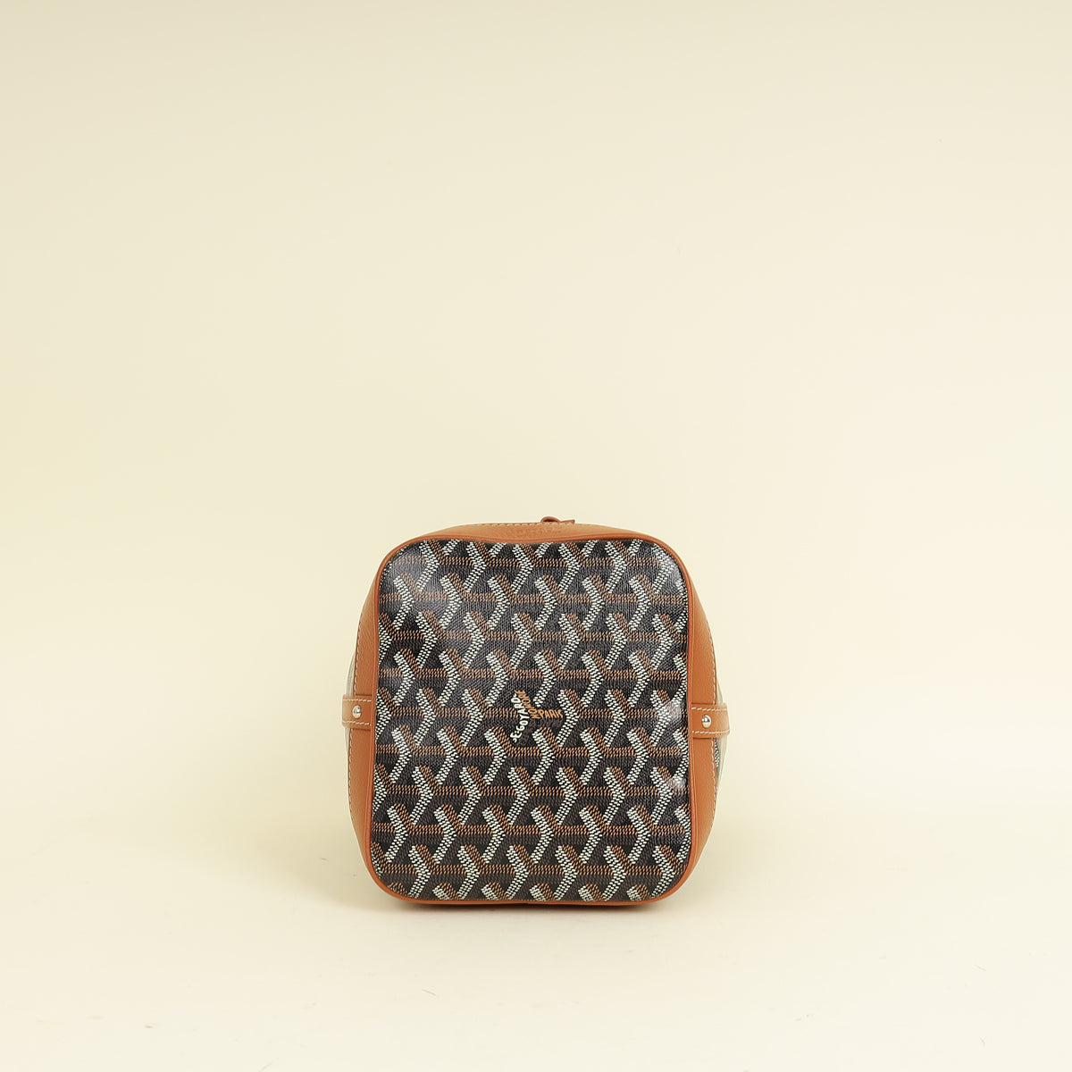 Goyard Brown Goyardine Petit Flot Bucket Bag