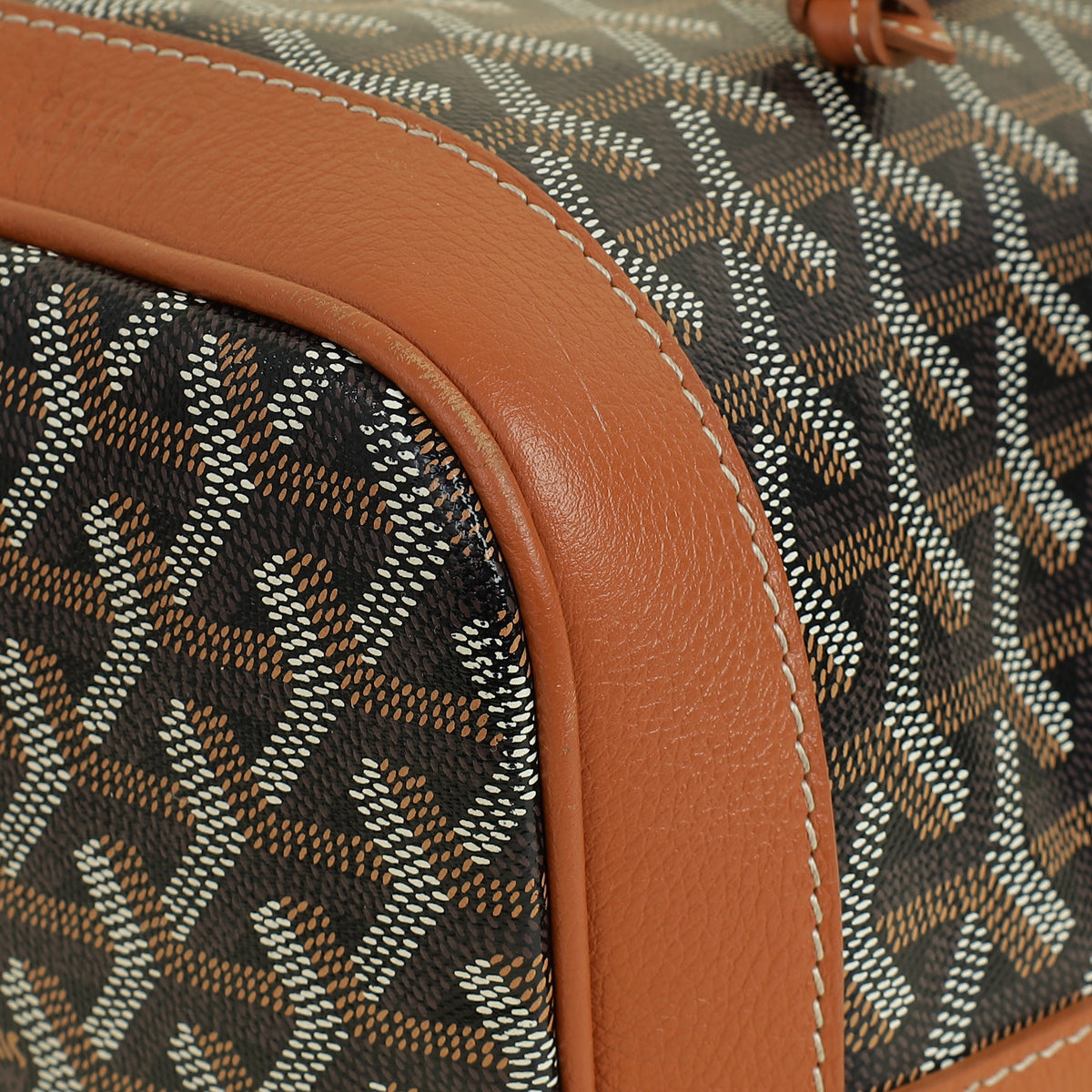 Goyard Brown Goyardine Petit Flot Bucket Bag