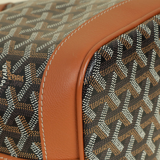 Goyard Brown Goyardine Petit Flot Bucket Bag