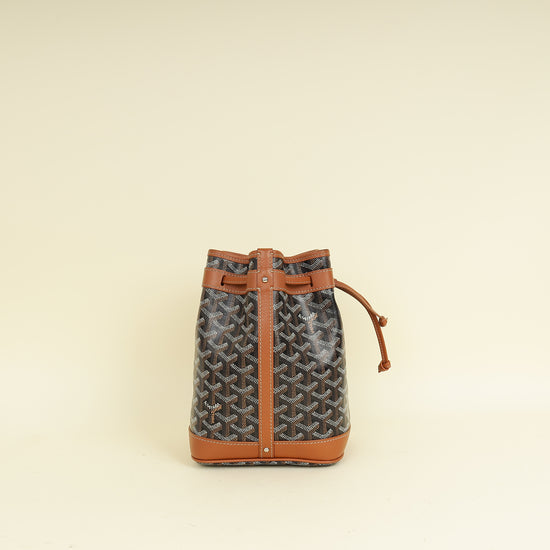 Goyard Brown Goyardine Petit Flot Bucket Bag