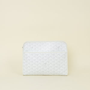Goyard White Goyardine Jouvence GM Bag