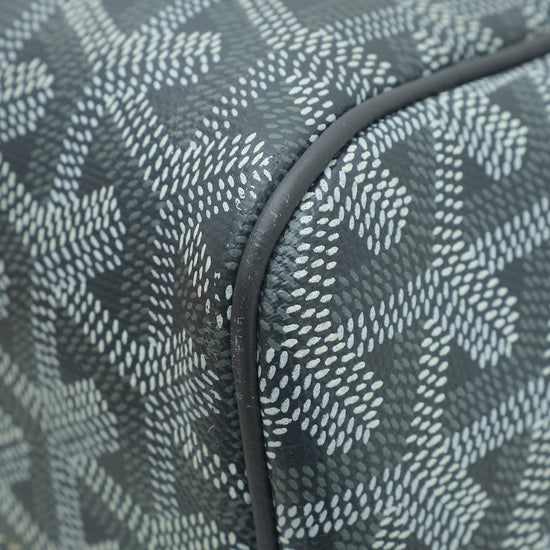 Goyard Grey Goyardine Rouette Souple Tote PM Bag
