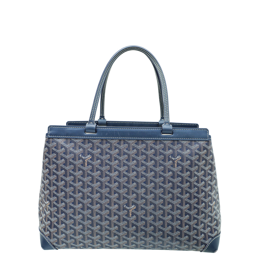 Goyard Blue Goyardine Bellechasse PM Bag – The Closet