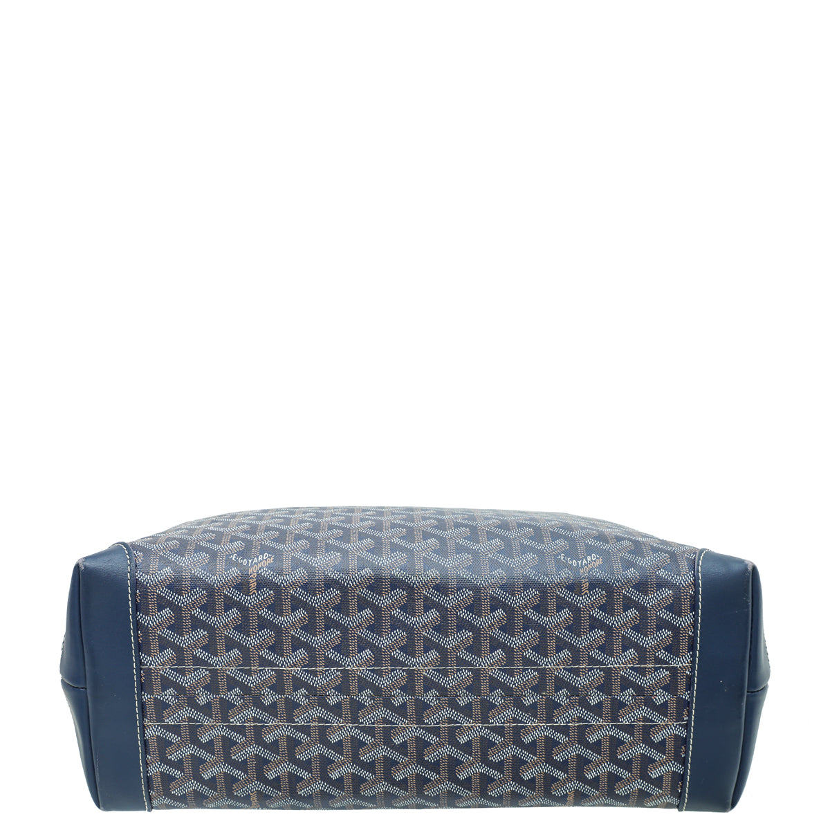Goyard Blue Goyardine Bellechasse PM Bag