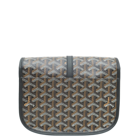 Goyard Black Goyardine Belvedere II PM Messenger Bag