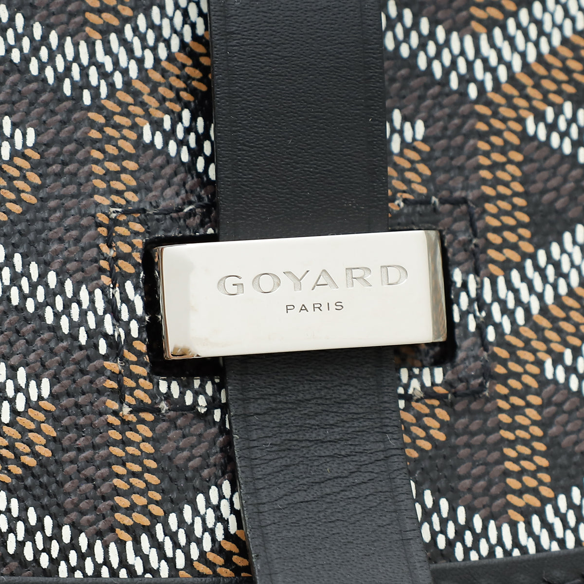 Goyard Black Goyardine Belvedere II PM Messenger Bag