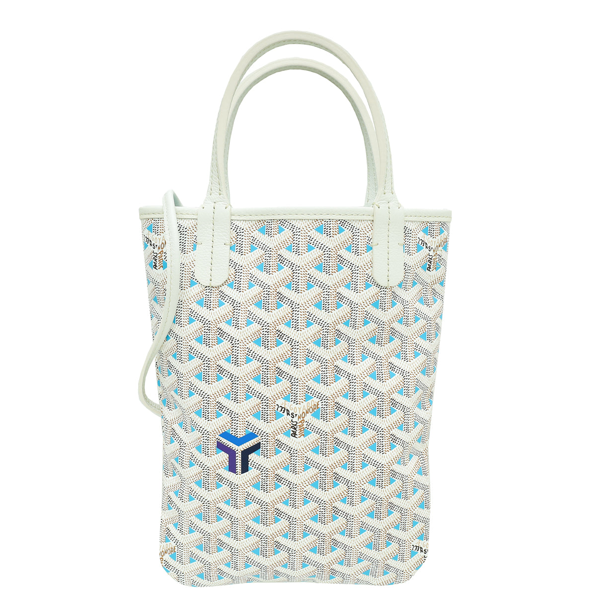 Goyard Bicolor L.E Goyardine Poitiers Tote Claire Voie Mini Tote Bag-Goyard-THE CLOSET