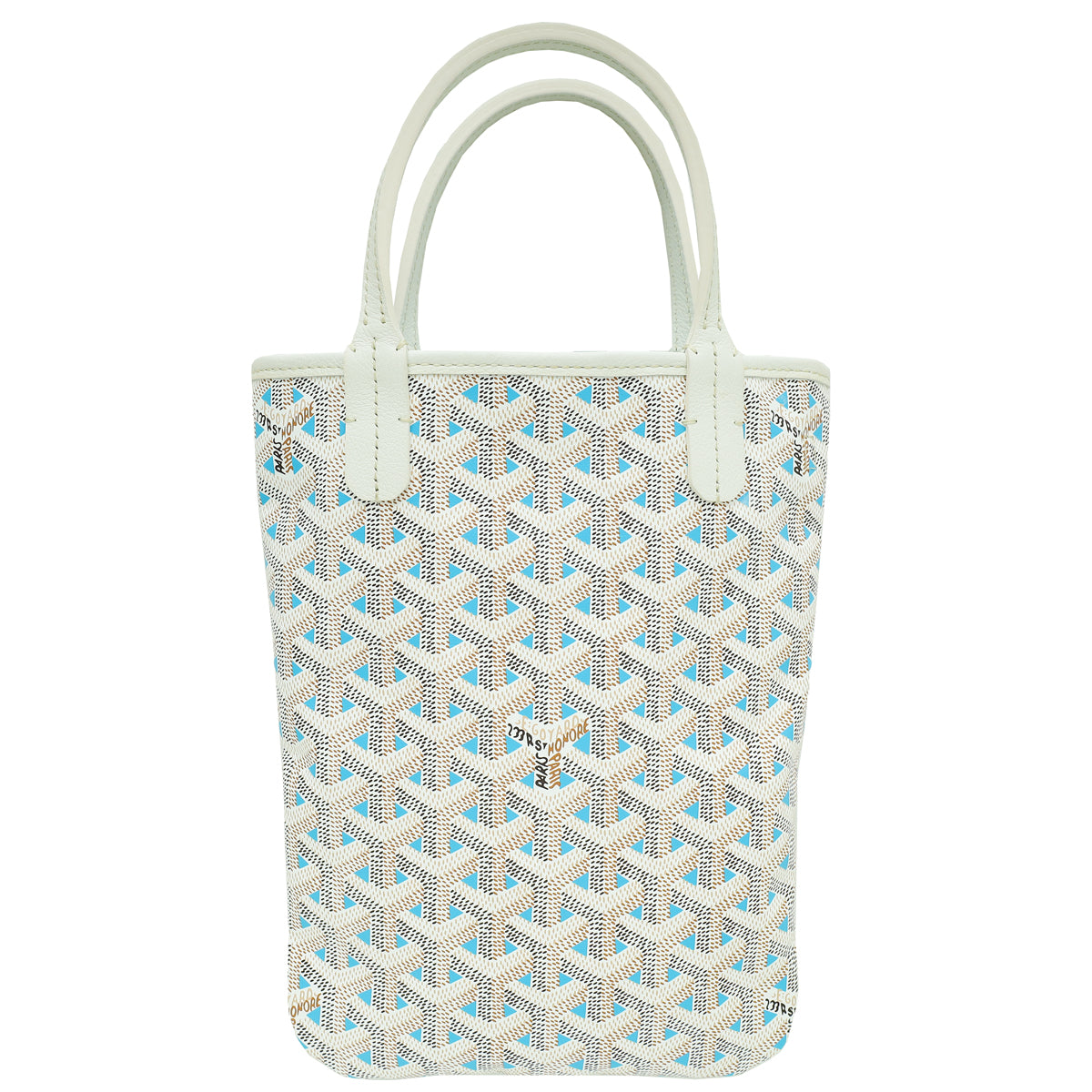 Goyard Bicolor L.E Goyardine Poitiers Tote Claire Voie Mini Tote Bag-Goyard-THE CLOSET