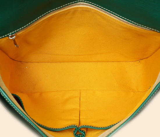 Goyard Green Goyardine Belvedere MM Bag-Goyard-THE CLOSET