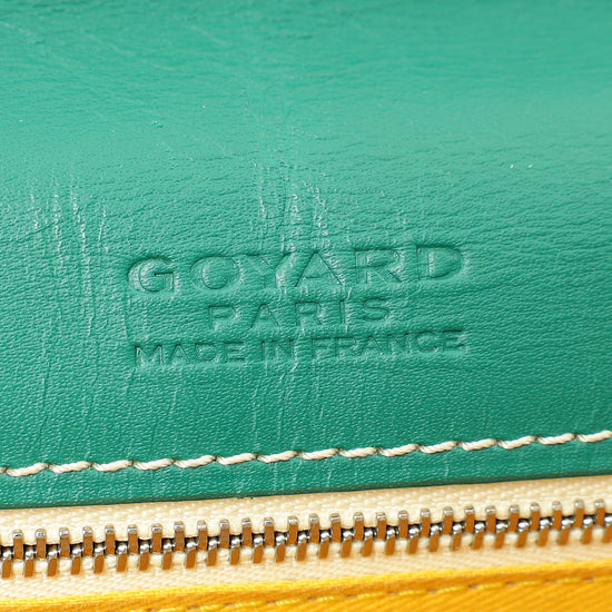 Goyard Green Goyardine Belvedere MM Bag-Goyard-THE CLOSET